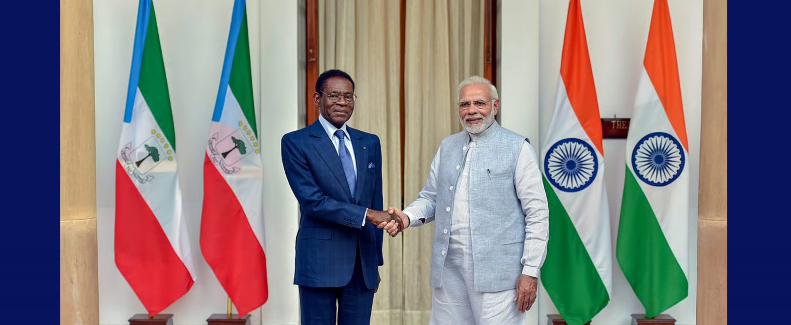 PM Narendra Modi met President of Equatorial Guinea, Teodoro Obiang Nguema Mbasogo