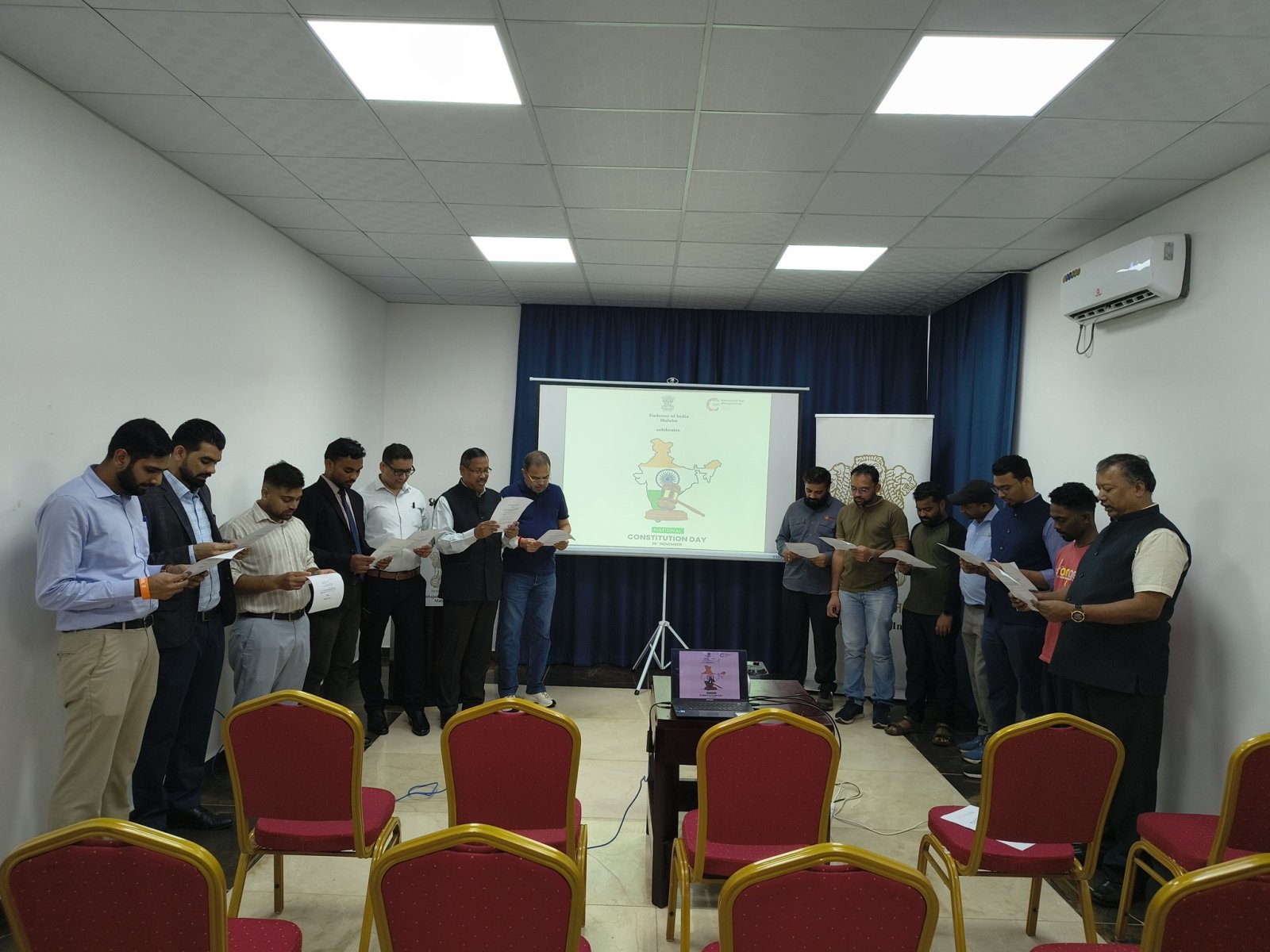 Embassy organized a reading of 