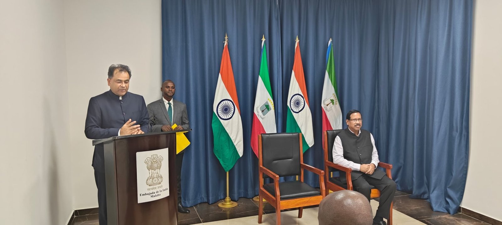 In an orientation session dated 07th Nov. 2025, Ambassador interacted with officials of Equatorial Guinea going to attend a special ITEC training course on 