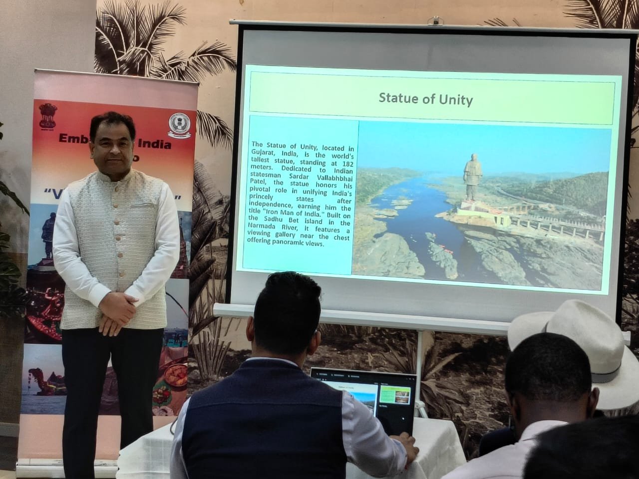 The Embassy organized 