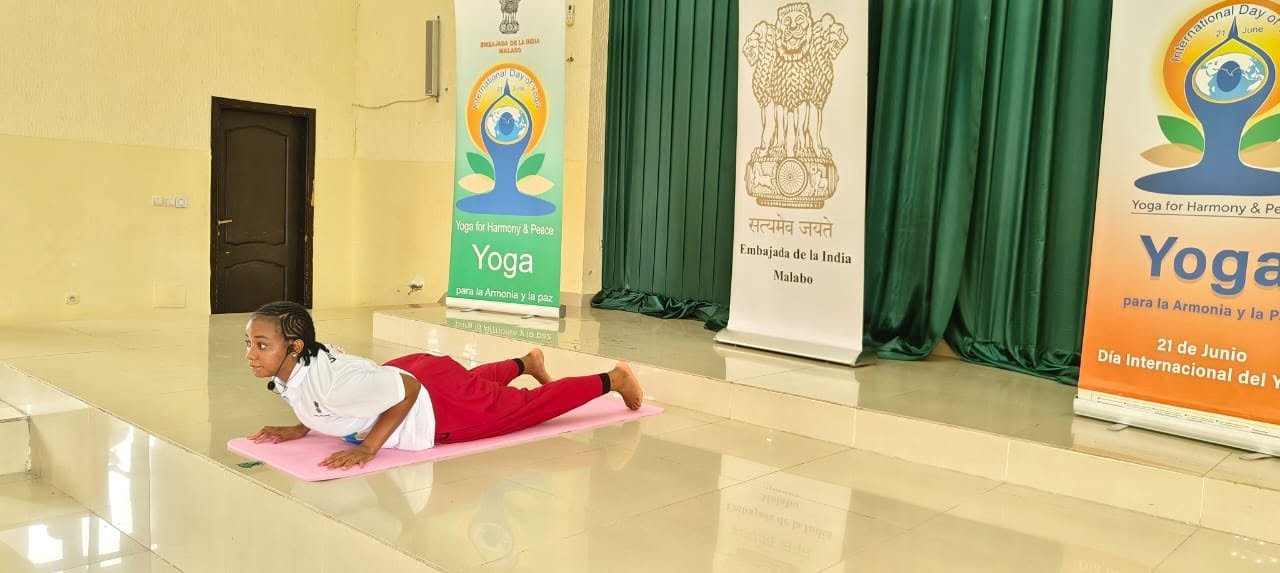 A guided Yoga Session was organized on May 20, 2026 in the Maria Cano Colegio to promote the Yoga on the occasion of 12th IDY, 2026