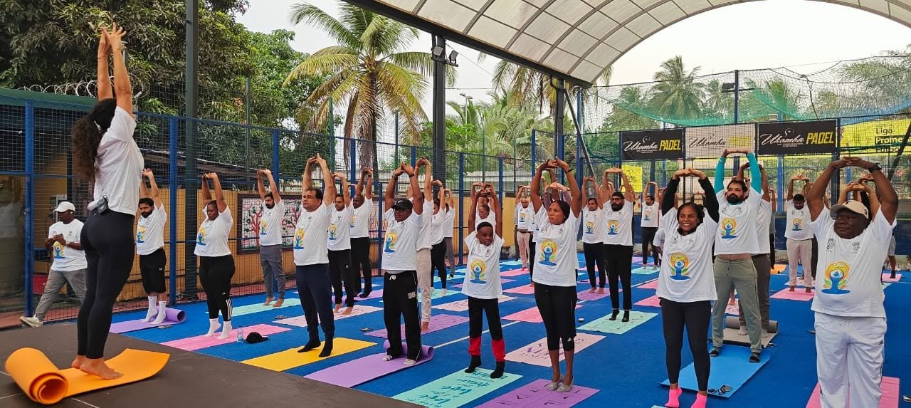 Embassy of India, Malabo organized a Special Yoga Session in celebration of 12th International Day of Yoga  in Bata on 14 June, 2026