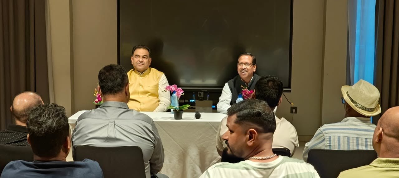 Ambassador and Head of Chancery interacted with Indian Diaspora in an Open House held in Bata city to hear consular concerns and suggestions on 13 June 2026. A