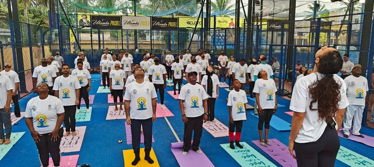 Embassy of India, Malabo organized a Special Yoga Session in celebration of 12th International Day of Yoga  in Bata on 14 June, 2026