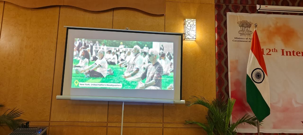 Embassy of India, Malabo celebrated the 12th International Day of Yoga at Bisila Palace, Malabo on 21 June, 2026 with Indian diaspora and friends of India.