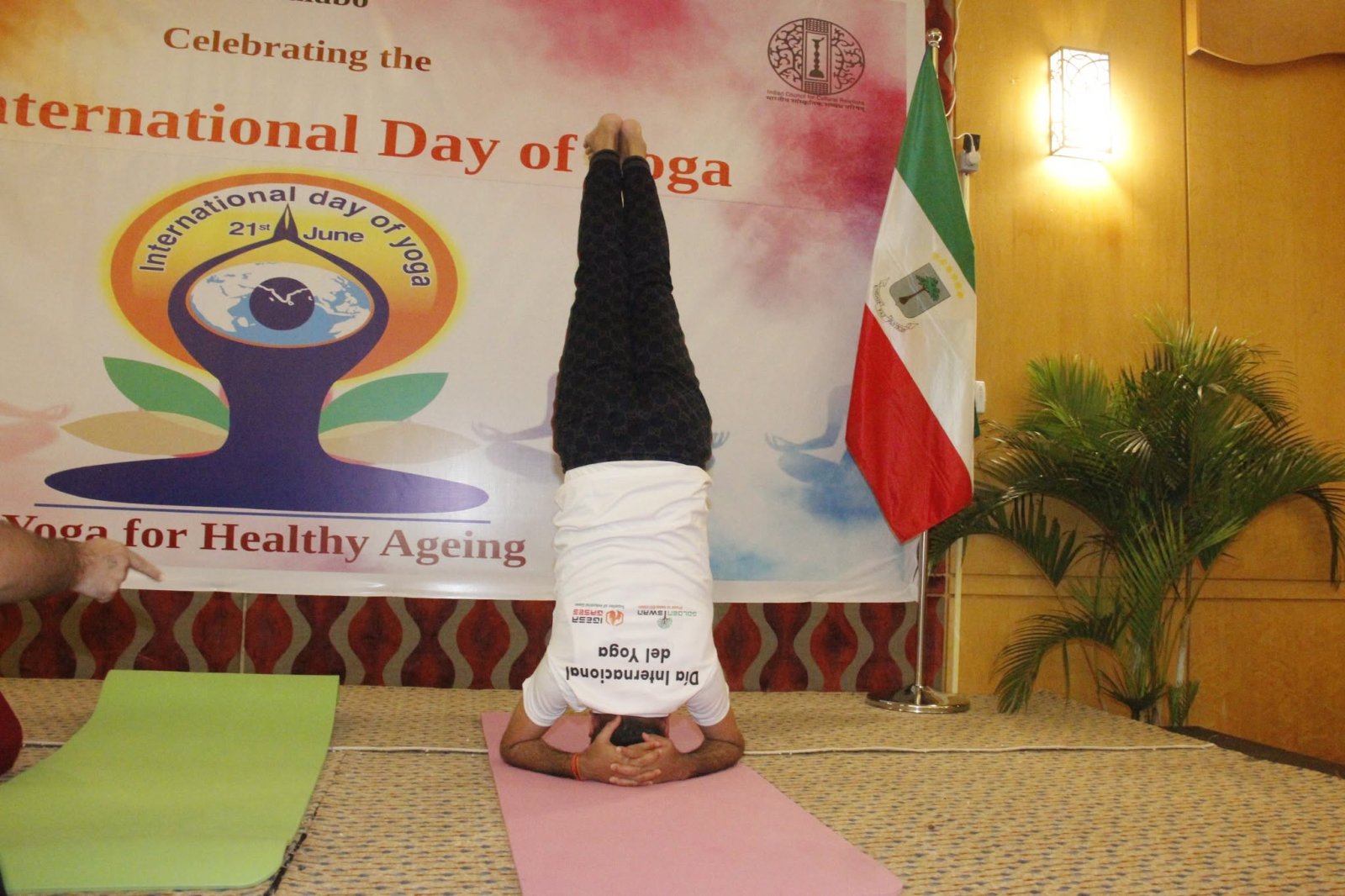 Embassy of India, Malabo celebrated the 12th International Day of Yoga at Bisila Palace, Malabo on 21 June, 2026 with Indian diaspora and friends of India.