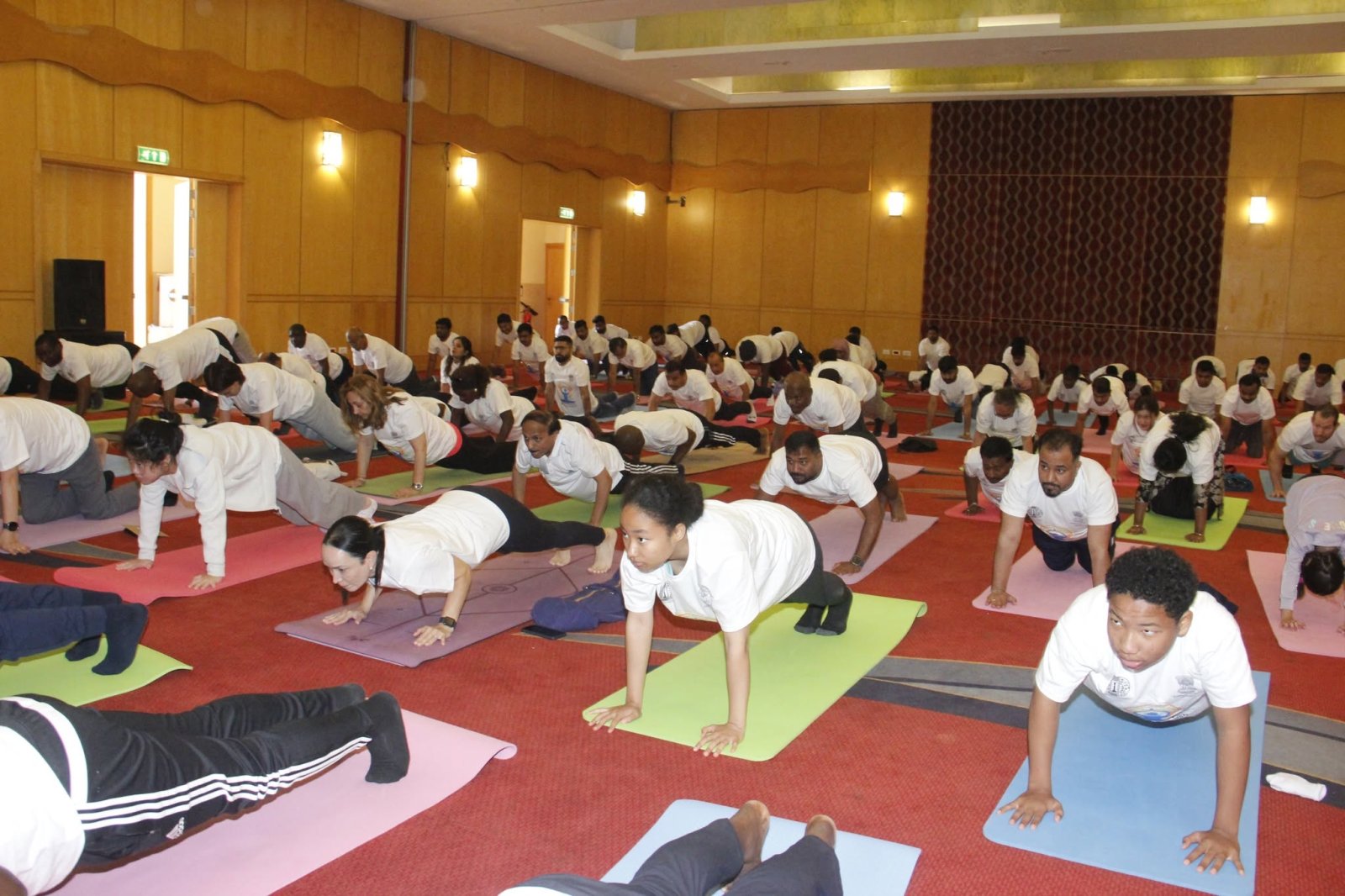 Embassy of India, Malabo celebrated the 12th International Day of Yoga at Bisila Palace, Malabo on 21 June, 2026 with Indian diaspora and friends of India.