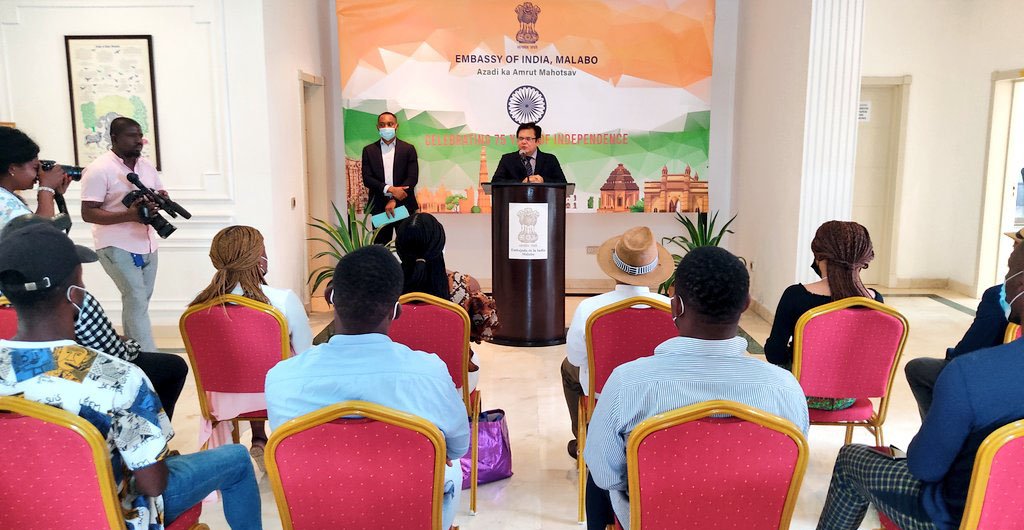 A Special briefing organized by Embassy on the participation of EG cultural troupe 